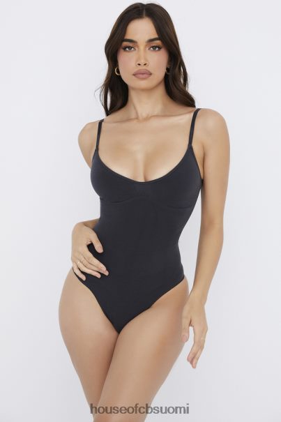 House of CB kuvanveistot stringit bodysuit muste Z000Z1263 vaatetus