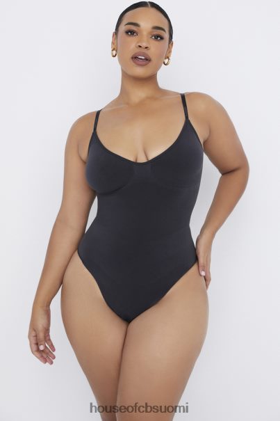 House of CB kuvanveistot stringit bodysuit muste Z000Z1263 vaatetus