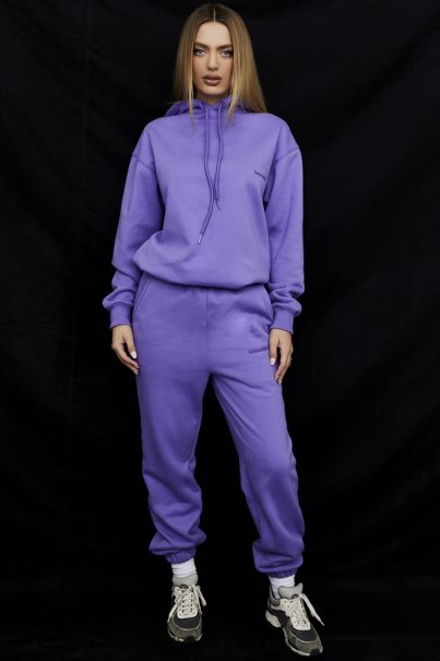 House of CB sky purppura fleece selkä lenkkihousut Z000Z947 vaatetus