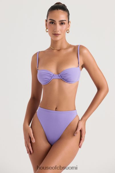 House of CB monacon violetti kaarimainen bikinipaita Z000Z1232 vaatetus