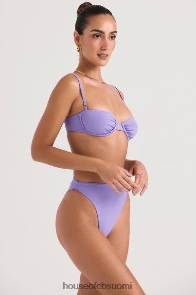 House of CB monacon violetti kaarimainen bikinipaita Z000Z1232 vaatetus